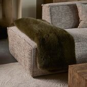 Bromont faux fur throw 180x130