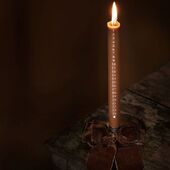 Calendar candle 30cm, hazel