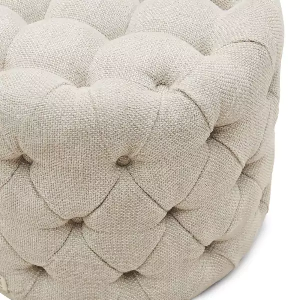 Opera footstool, chelsea flax