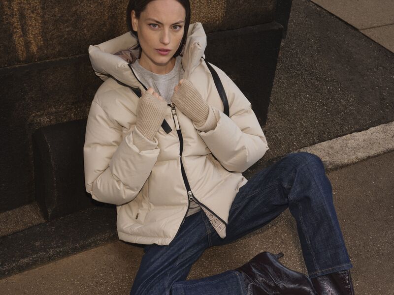 Jilly hope down jacket, feather gray