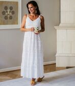 Lina mekko, valkoinen