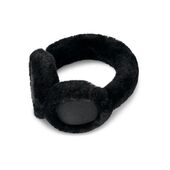 Sheepskin wireless earmuff, black