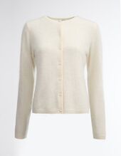 Teresa cashmere cardigan, ivory