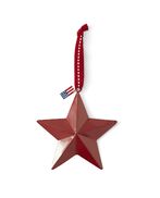 Metal star 12x12, red