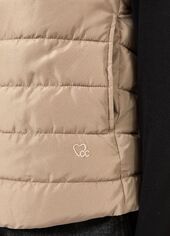 Asta quilted vest, sand