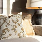 Sakura cushion cover 60x60, brandy