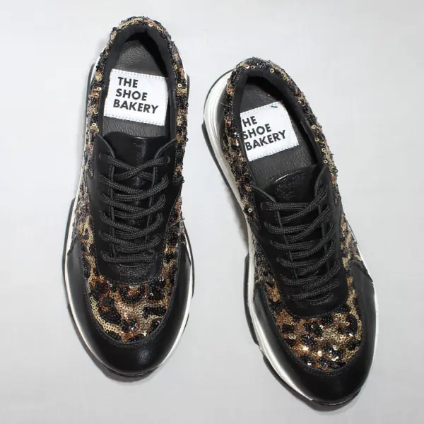 Poppy sneaker, leo glitter