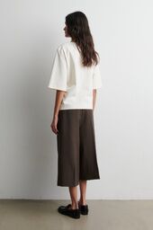 Arkai drape tee, eggnog