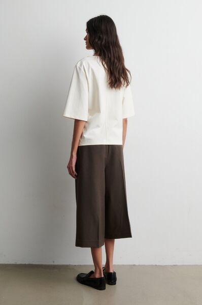 Arkai drape tee, eggnog