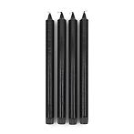 Dinner candles eco 4pcs, black