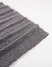 Helsinki scarf 70x195, dark grey melange