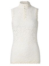 Delicia lace top, ivory