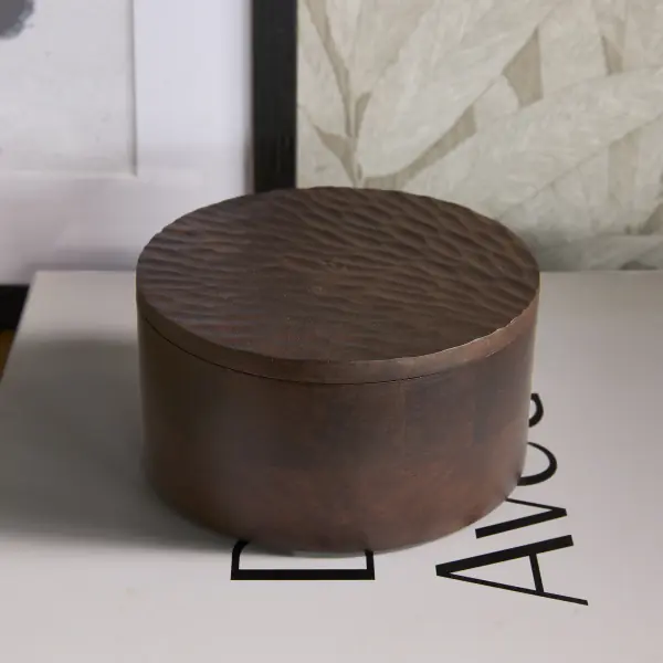 Banu storage box round S