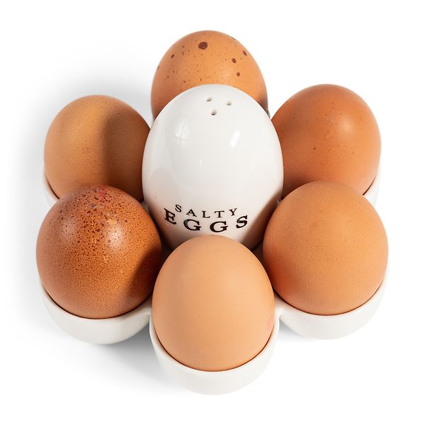 Salty egg holder