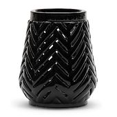 RM herringbone votive, black