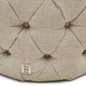 Opera footstool, chelsea flax