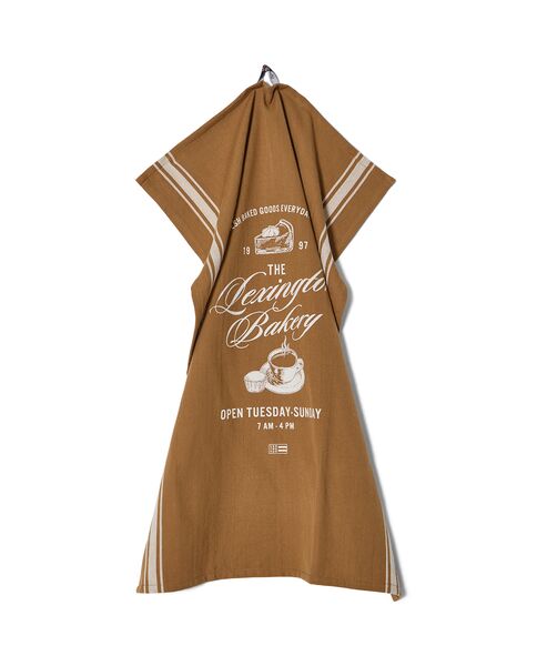 Bakery printed kitchen towel, fudge