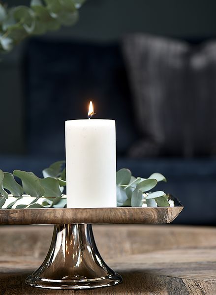 Pillar candle eco 7x13, off-white