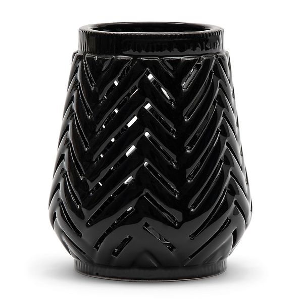 RM herringbone votive, black
