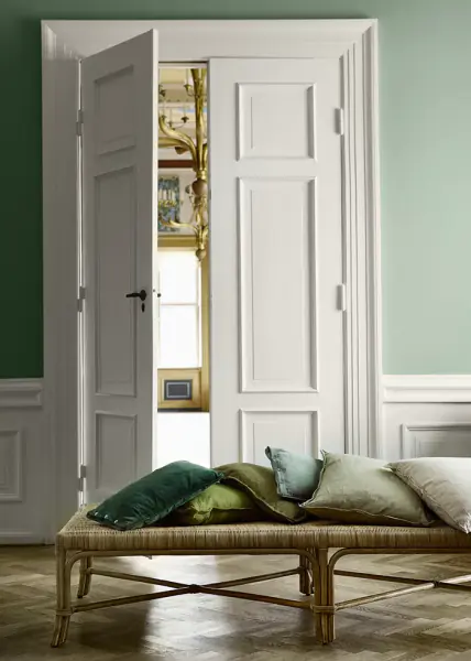 Velvet cushion cover 50x50, forest