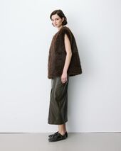 Aelio vest, chocolat
