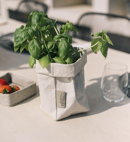 Uashmama paperipussi S, harmaa