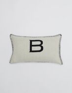 B-logo 30x50, black/ivory
