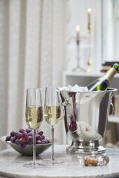Sigrid wine cooler, silver brass