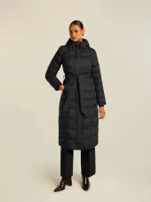 Valentina long coat, black
