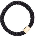 Fat hair ties, sparkled black