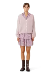 Cornelia mohair cardigan, light pink