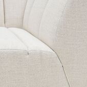 Dazzle corner, rich tweed, antique white