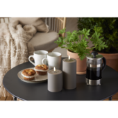 Flamme soft LED-kynttilä 17,5cm, ruskea