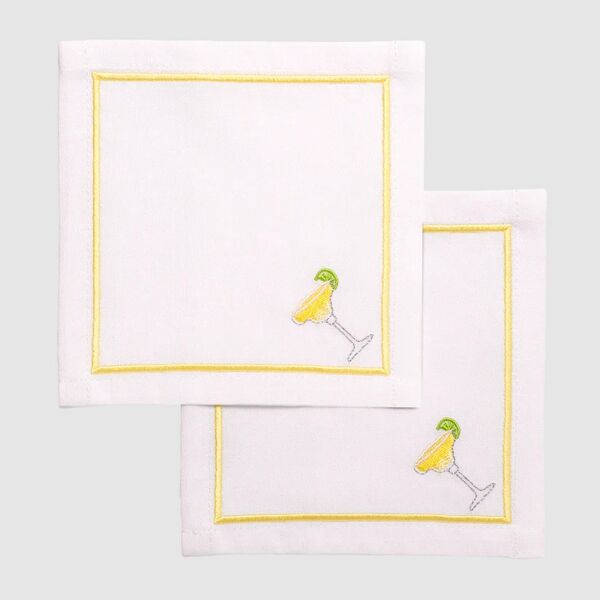 Cocktail napkin set, Margarita