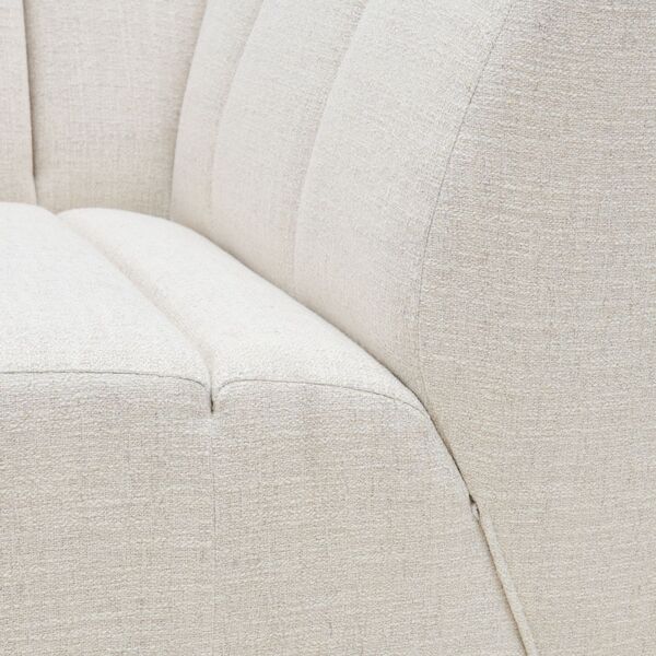 Dazzle corner, rich tweed, antique white