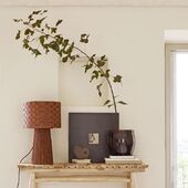 Ceramic pot, brown | kaksi kokoa