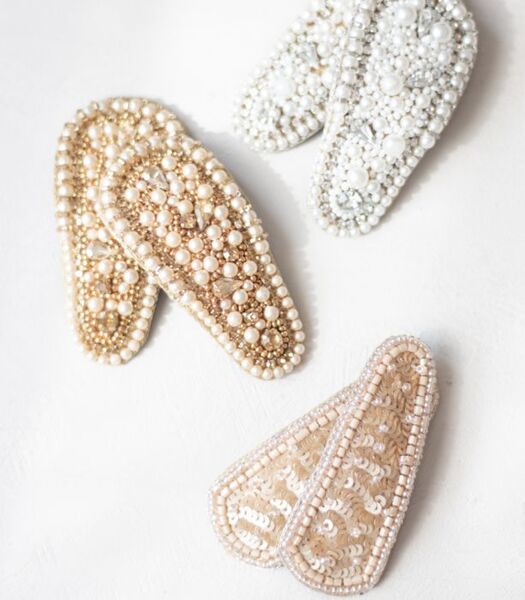 Hiussolki 2kpl, ruskea