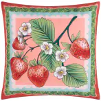 Anemone strawberries ourdoor cushion 43x43, multi