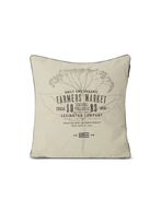 Farmers market 50x50, beige/dark grey
