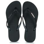 Slim glitter II, black/black