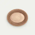 Bubbles plate 20x16cm, cinnamon