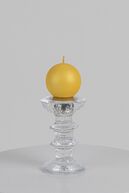 Velvet festivo candle 6cm, lemon