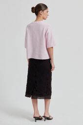 Gabby knit o-neck, pale lilac