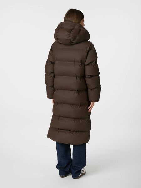 Viviana C puffer jacket, dark brown