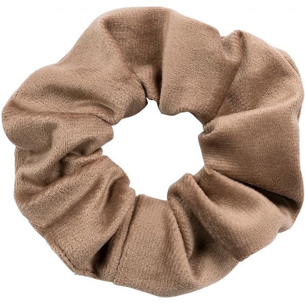 Velvet scrunchie, latte