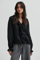 Saggie blouse, black