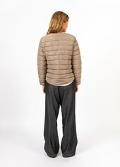 Asta quilted slim jacket, sand
