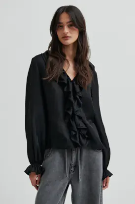 Saggie blouse, black