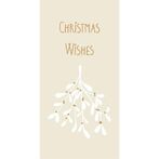 Servettipakkaus, mistletoe Christmas wishes