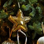 Balloon star ornament gold L